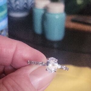 Simulated Diamond Ring